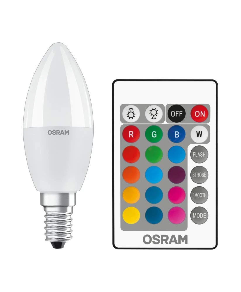 Osram LED Lamp | Base: E14 | Warm White…Cool White | 2700 K | 4 W | Replacement for 40 W | LED RELAX and ACTIVE CLASSIC B