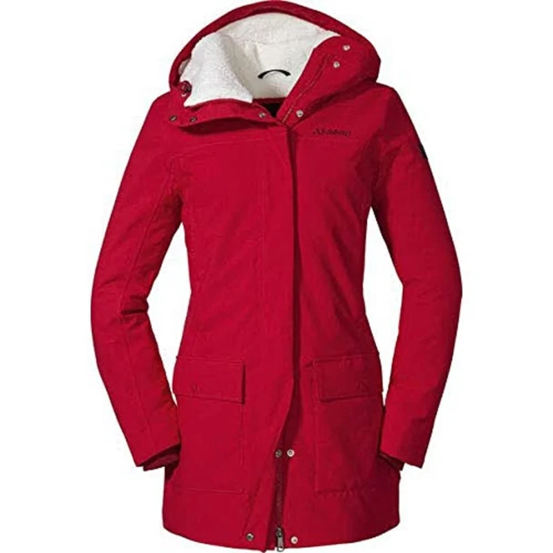 Schöffel In The Rotterdam Parka Women's Parka - Toreador, 40 - Image 1