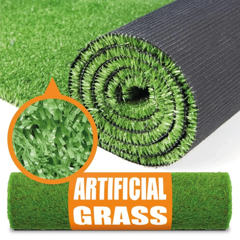 Bishop Artificial Grass Natural and Realistic Looking Fake Lawn Astro Turf Indoor/Outdoor Grass Rug (1.33m Width, 3m Length)