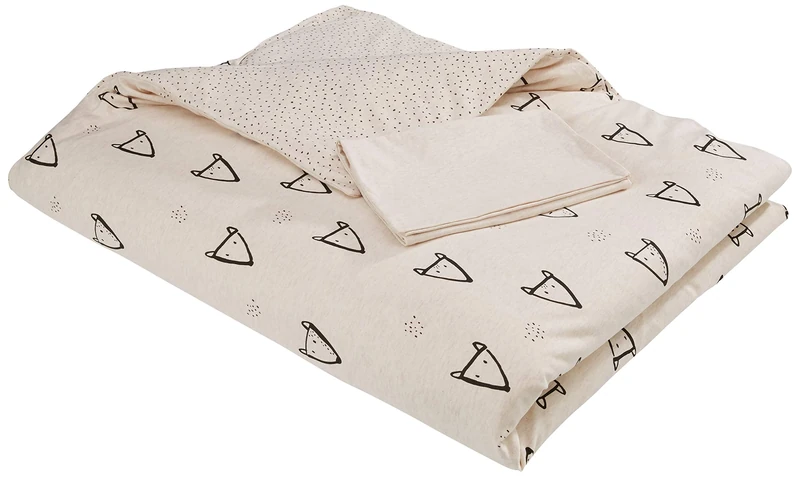 Babyclic Triple Duvet Set (Duvet Cover + Protector + Filling) Fox Duvet Covers