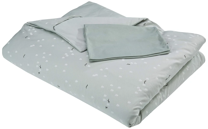 Babyclic Trifold Duvet Pack (Duvet Cover + Protector + Filling) Moss Green – Duvet Covers - Image 1