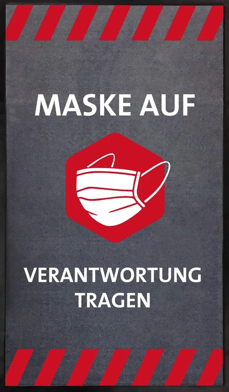 Novus Notice mat, polyamide Nitrile rubber, Gray, hoch 85 x 150