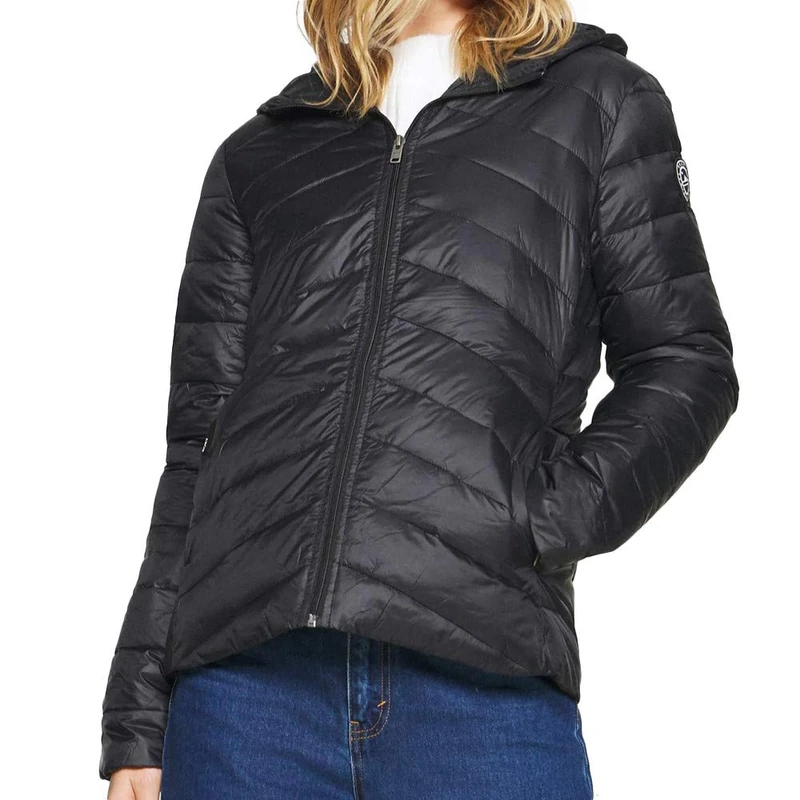 Roxy Womens Coast Road Hooded Jacket, Anthracite, S EU