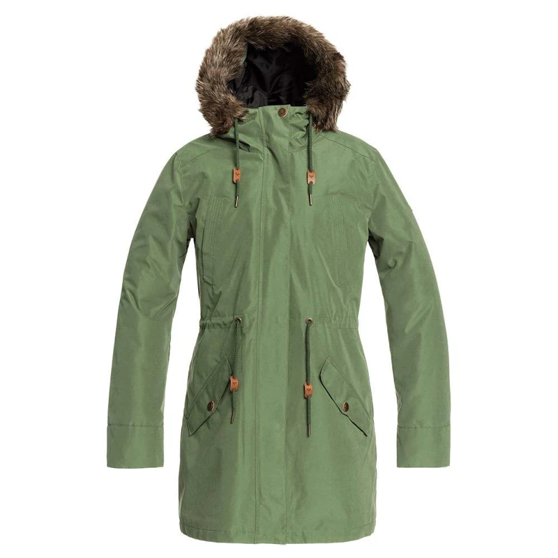 Roxy Amy 3in1 - Waterproof 3-in-1 Jacket for Women Waterproof 3-in-1 Jacket - Bronze Green, X-Large