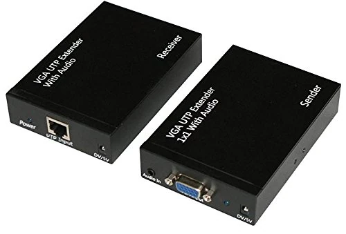 Pro Signal VGA UTP Extender with Audio – Up to 300m Range – 1920x1200 Resolution Support – VGA, RJ45, 3.5mm – PSG90980