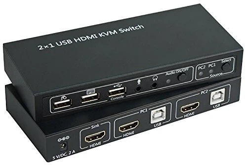 PRO SIGNAL PSG90982 2-Port HDMI & USB KVM Switch