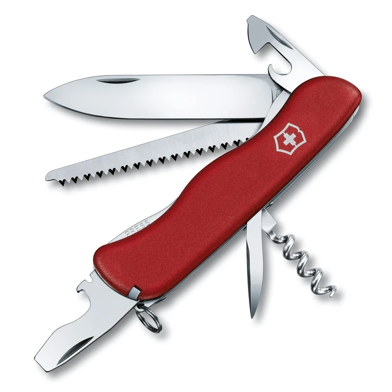 Victorinox, Forester, Swiss Army Pocket Knife, Large, Multi Tool, Camping, 12 Functions, Blade, Can opener, Screwdriver 3 mm, Lockable Blade - Image 1