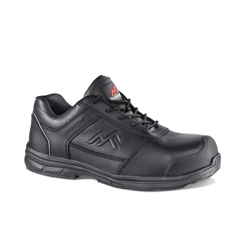 Rock Fall RF002 Zinc Conductive Safety Trainer Size 15 Black