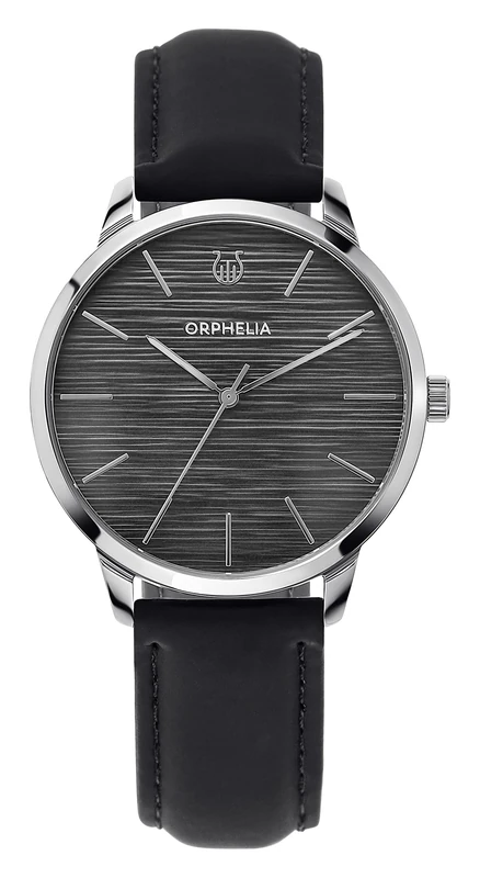 Orphelia Mens Analogue Watch Winston Black Leather - Image 1