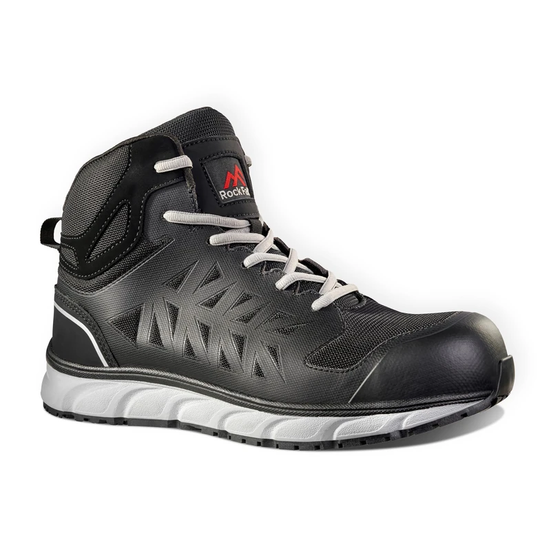 Rock Fall Bantam Vegan Safety Boot, Black, Size 12