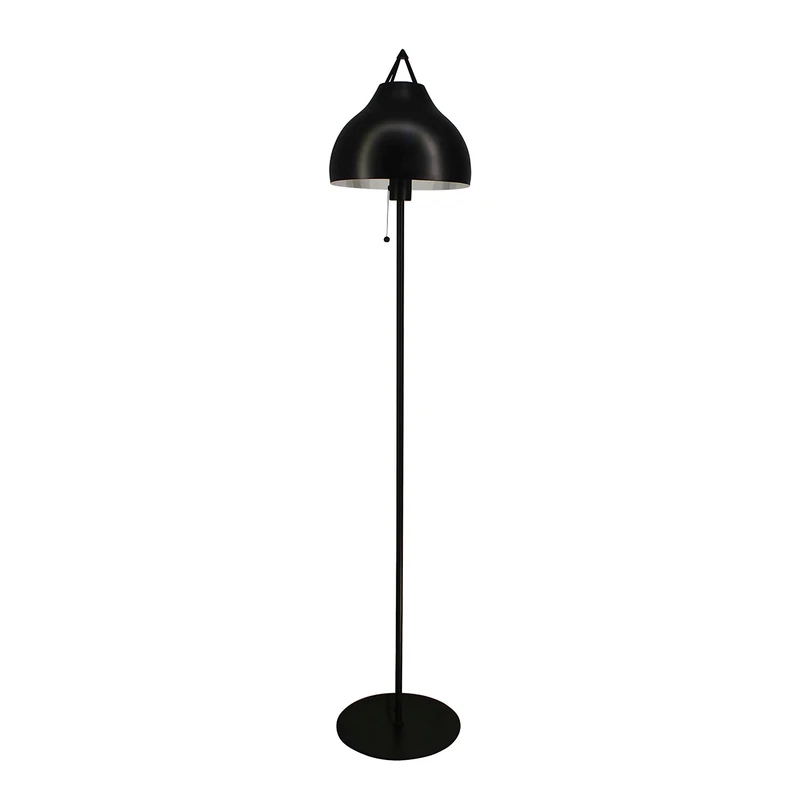 Dyberg Larsen Pyra Floor Lamp, 29 cm Diameter, Matt Black