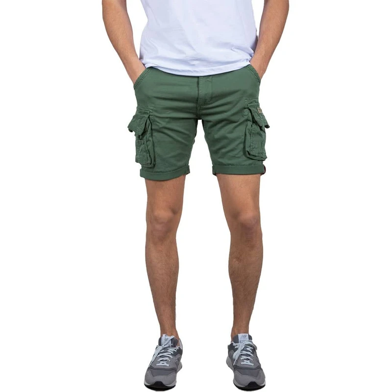 Alpha Industries Crew Short Mens Vintage Green