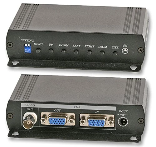 PRO SIGNAL VGA to Video Converter – 1x VGA Socket to 1x VGA Socket & 1x BNC Socket, NTSC/PAL Compatible – PSG08196