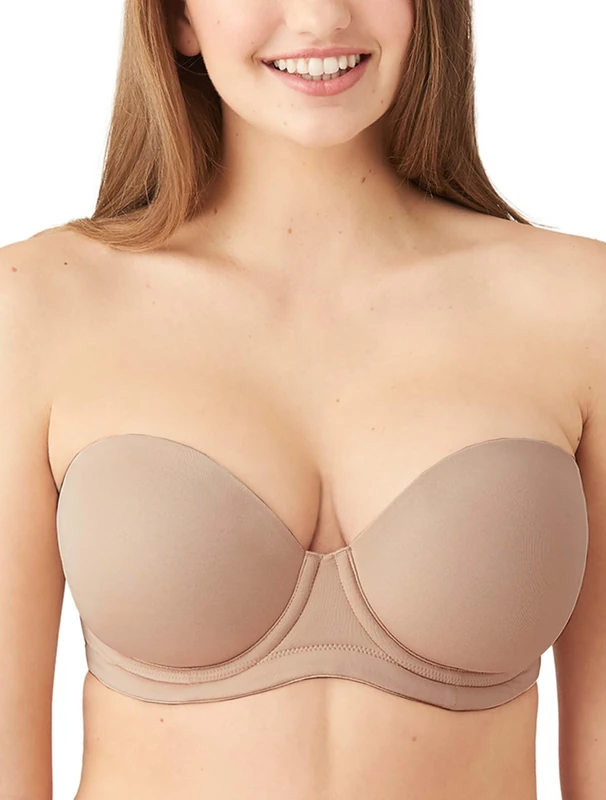 Wacoal Women's Red Carpet Strapless Full Busted Underwire Bra Coverage, Brush, 34C