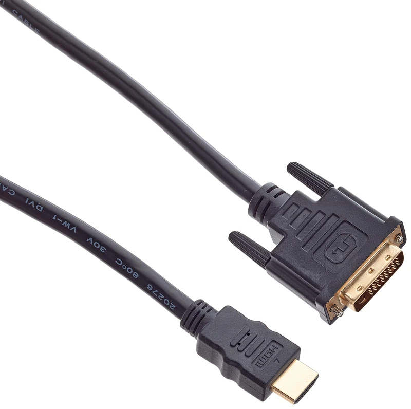 Pro Signal HDMI Male to DVI-D Male Lead, 10m Black - PSG02577 - Image 1
