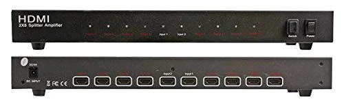 Pro Signal PSG08045 2x8 HDMI Amplifier Splitter/Switcher