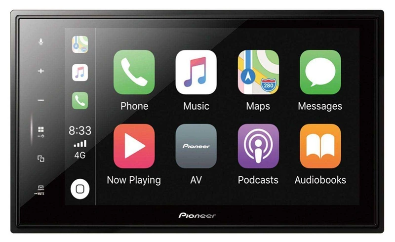 Pioneer SPH-EVO82DAB-208 Media Centre for Peugeot 208/2008-8 Inch Touch Screen, 1.5A Quick Charging USB, Apple CarPlay, Android Auto, DAB/DAB+, Bluetooth