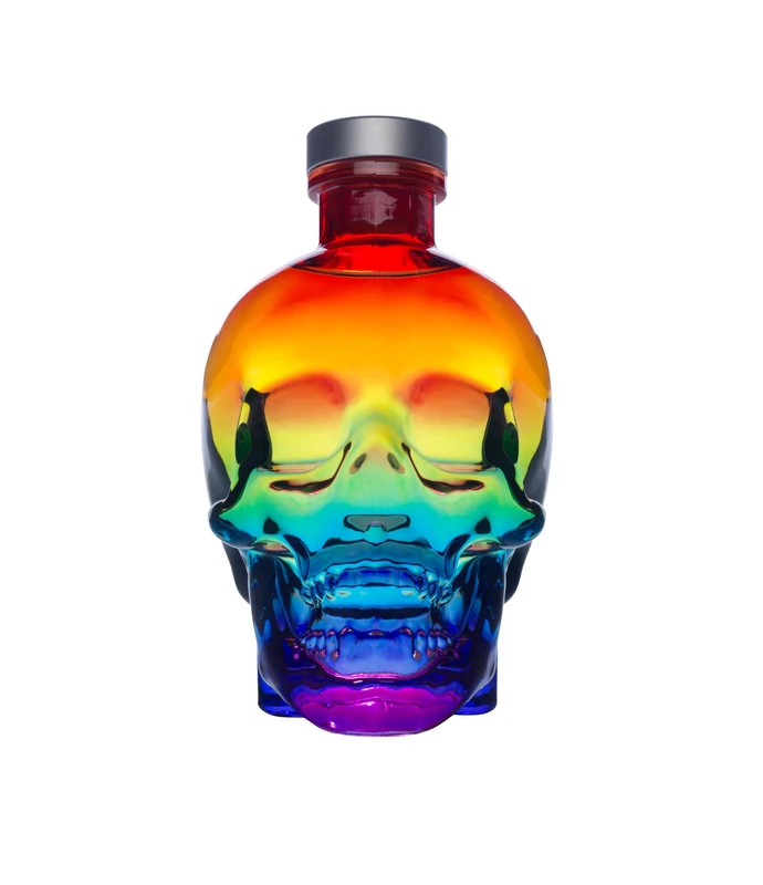 Crystal Head Vodka Ride Rainbow Limited Edition 70 cl, 40% ABV – Made from Canadian Corn - Award-Winning Premium Vodka