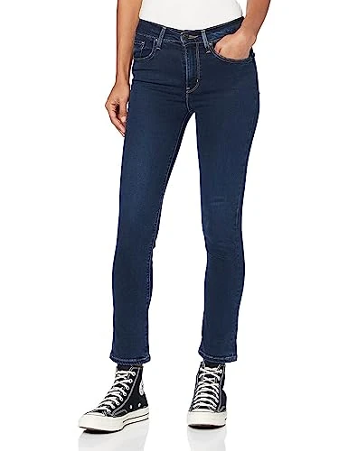Levi's Women's Plus Size 724 High Rise Straight Jeans Bogota Sass (Blue) 20 Short