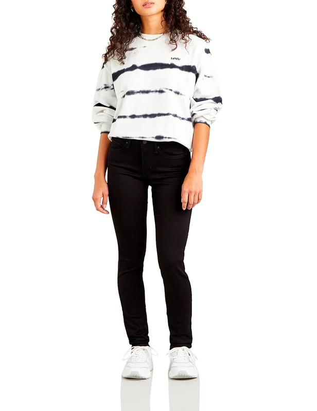 Levi's Women's 311 Shaping Skinny Jeans, Black and Black, 34W / 30L - Image 1
