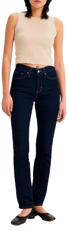 Levi's Women's 312 Shaping Slim Jeans, Darkest Sky, 26W / 30L