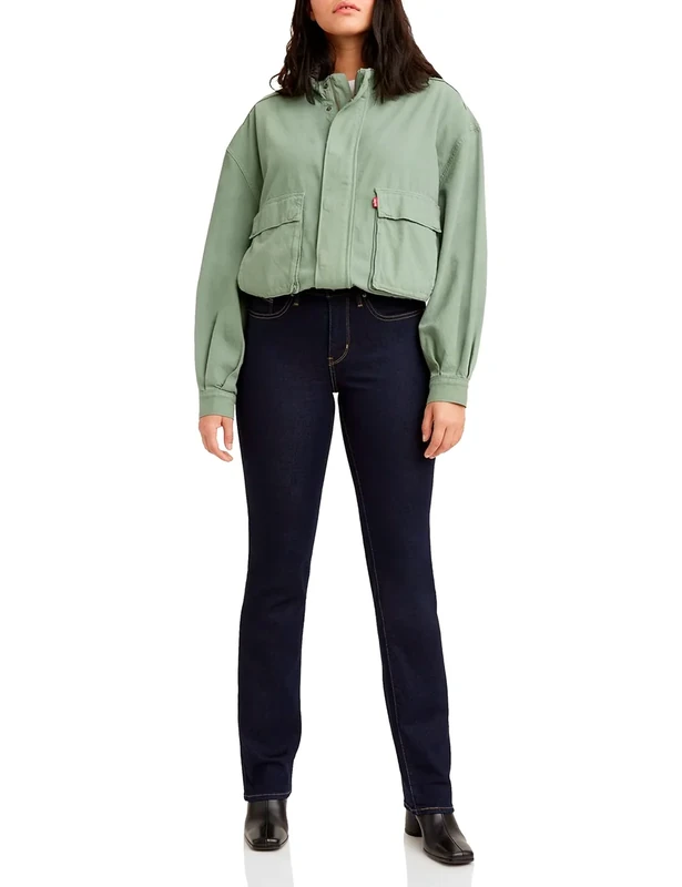 Levi's Women's 314 Shaping Straight Jeans, Darkest Sky, 26W / 32L