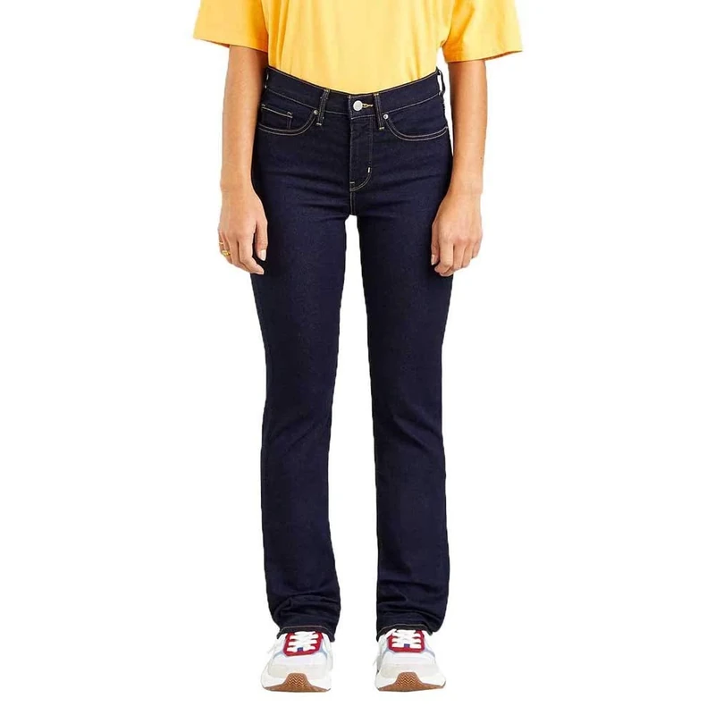 Levi's Women's 314 Shaping Straight Jeans, Darkest Sky, 29W / 34L
