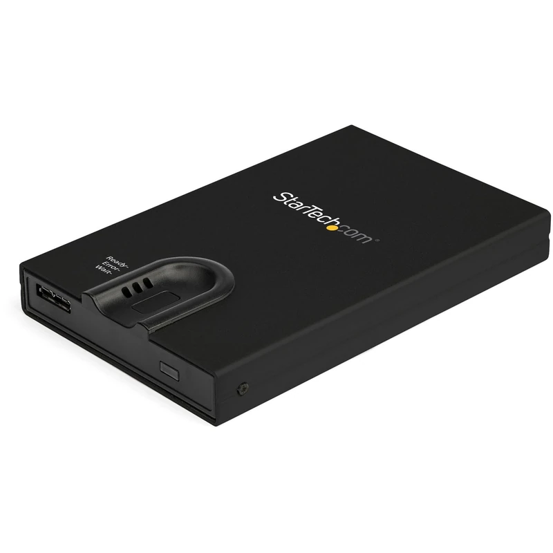 StarTech.com Externes Festplattengehäuse (verschlüsselt, Zugriff per Fingerabdruck, USB 3.0, 2,5 Zoll SATA)