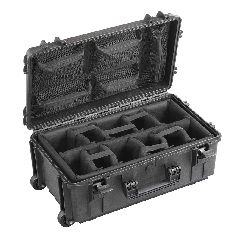 Plastica Panaro Max Cases - Airtight Photography Case with Padded Dividers