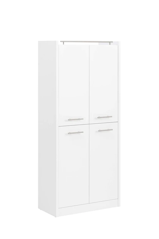 Schildmeyer Tall Cabinet 701611, Matte White, 70,7 x 35 x 157,5 cm - Image 1