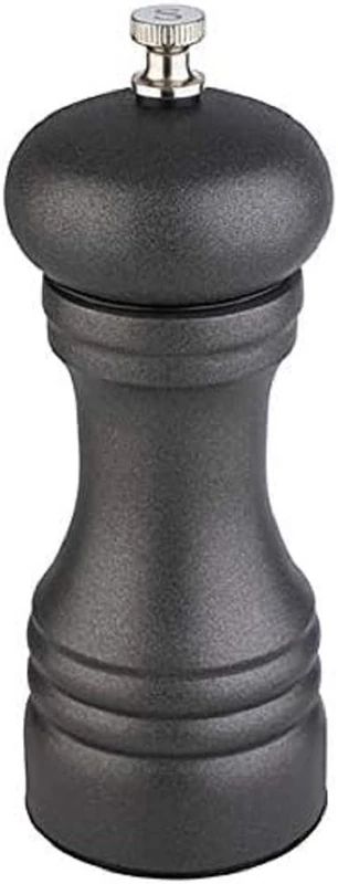 APS Gunmetal Salt Mill Salt Shaker/Salt Dispenser/Stainless Steel Grinder/Grinding Degree Freely Adjustable 6 x 6 cm/Height 15.5 cm