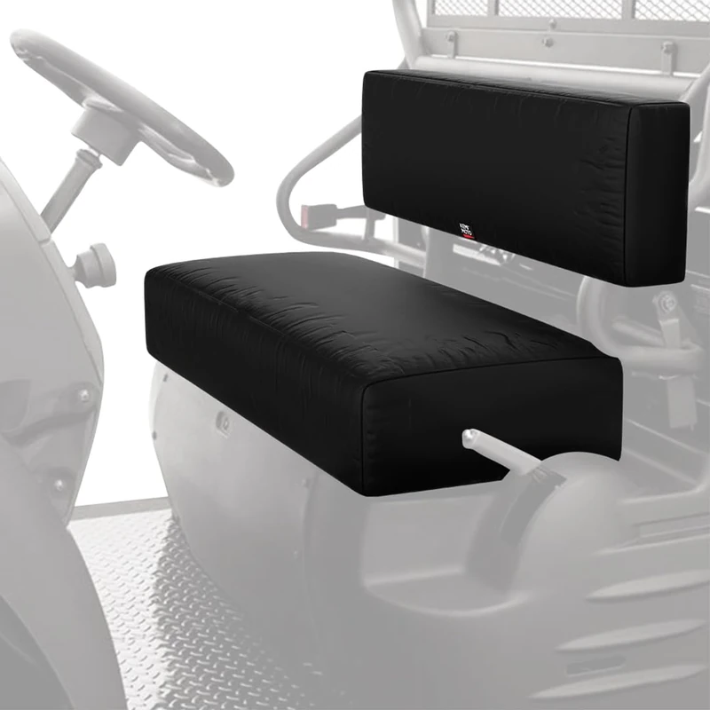 KEMIMOTO Mule Seat Cover Compatible with Kawasaki Mule 3000 3010 3020 4000 4010 2001-2023 2025 UTV Bench Seat Cover Set Anti-Scratch Full Protection Black