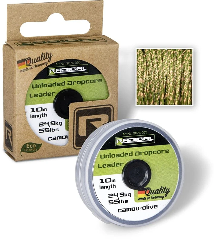 Radical Unloaded Dropcore Leader 10 m 24.9 kg 55 lbs Camou-Olive 55 lbs