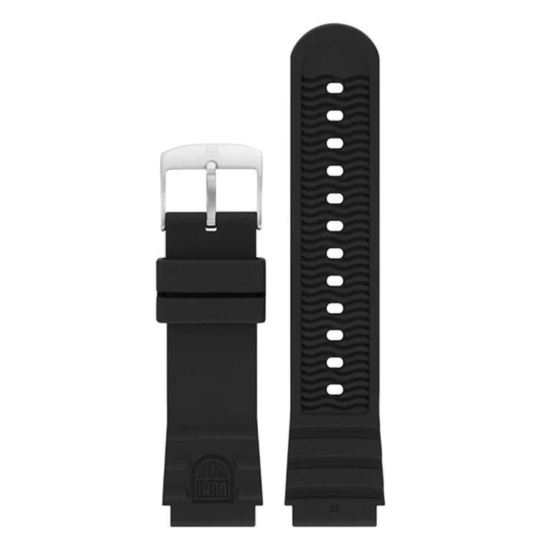 Luminox FPX.2201.20Q.1.K Men's Rubber Watch Strap, black, Strap.