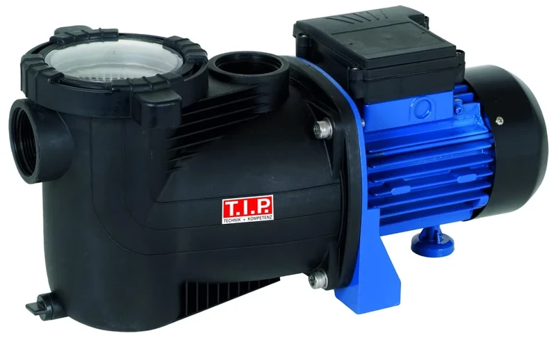 T.I.P. SPP 300 F 30442 Self-Priming, Pool Pump, Filter Pump, Circulation Pump with Pre-Filter, up to 8000l/h Flow Rate, max. 8.5m Delivery Head, max. 0.85bar Pressure, 300W Power, max. 8m Suction Lift