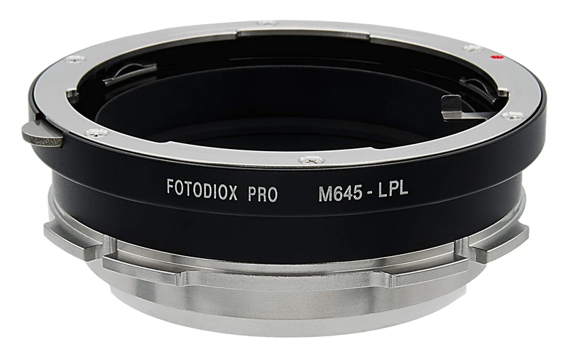 Fotodiox Pro Lens Mount Adapter Compatible with Mamiya 645 (M645) Mount Lenses to Arri LPL (Large Positive Lock) Mount Cameras