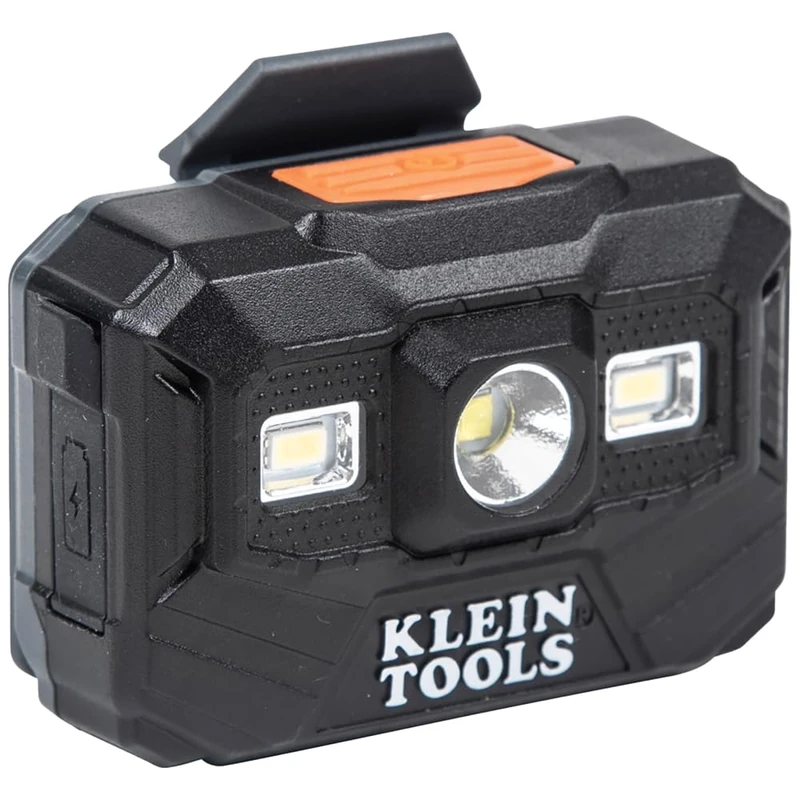Rechargeable Headlamp and Worklight, LED Headlight for Klein Hardhats, 300 Lumen, All-Day Runtime, 3 Modes HIGH Low Boost Klein Tools 56062 - Image 1