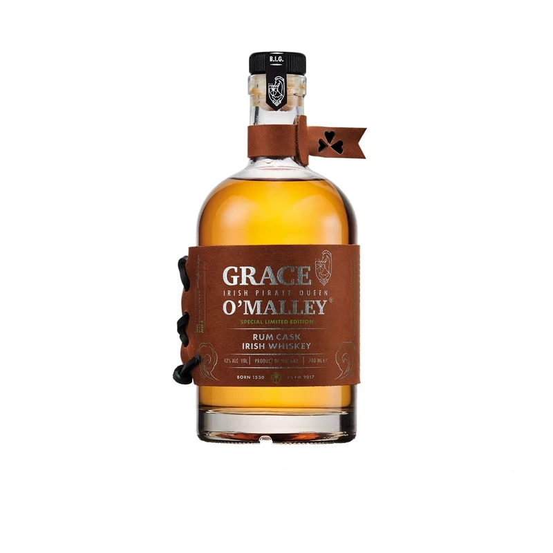 Grace O'Malley Rum Cask Irish Whiskey - 70cl (Packaging may vary)