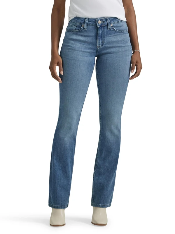 Lee Women's Regular Fit Bootcut Jean, Heritage Fade, 2