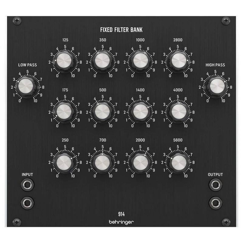 Behringer 914 FIXED FILTER BANK Legendary Analog Fixed Filter Bank Module for Eurorack