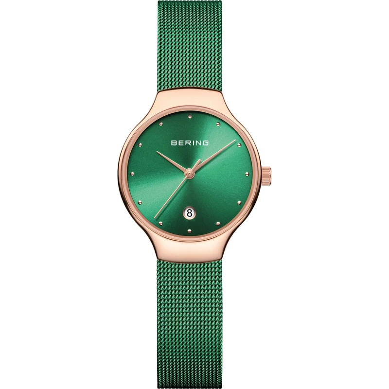 BERING Women Analog Quartz Classic Collection Watch with stainless steel Strap and Sapphire Crystal 13326-868