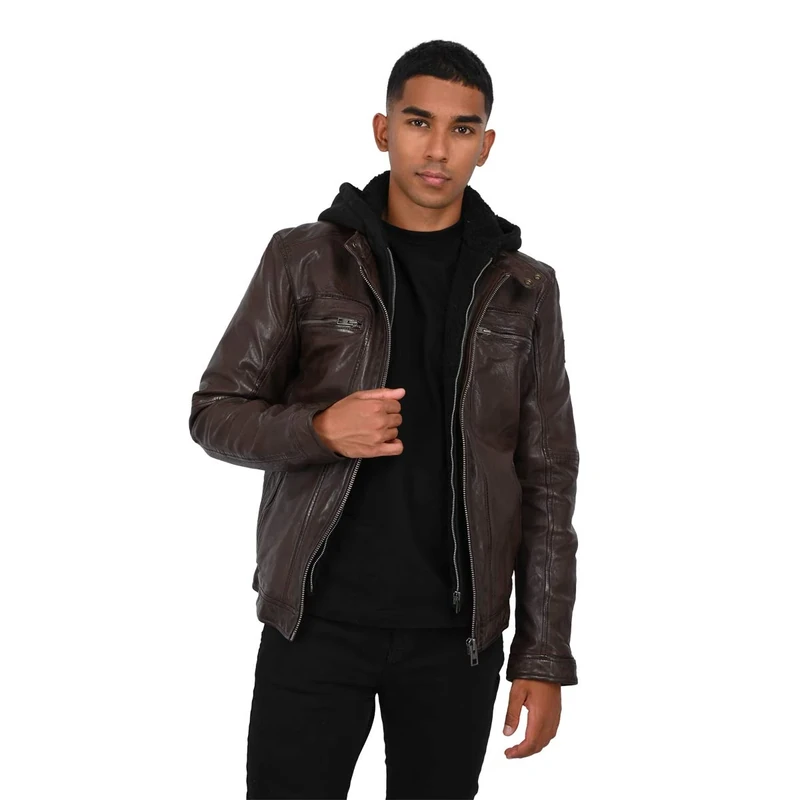 Oakwood Men's Drink Jacket, Chocolate, M