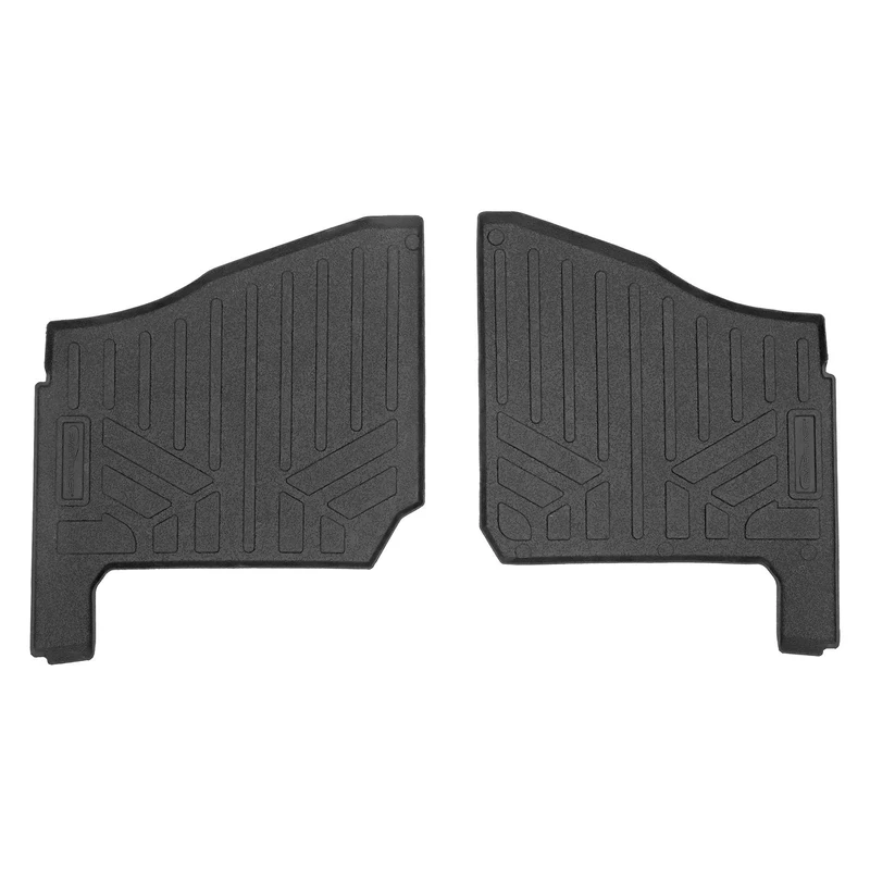 SMARTLINER UA0102 All Weather Custom Fit Floor Mats 1st Row Liner Set Black for 2019-2021 Polaris Ranger 1000 2 & 4 Passenger Models