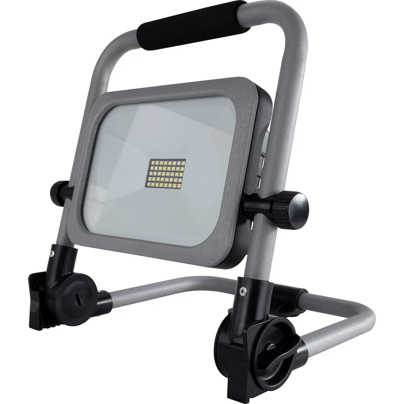 REV Bright 2620012010 LED Work Light with Battery, 20 W, 2000 lm, IP54, Silver/Black