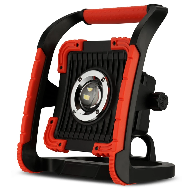 REV LED Working Light A+ Power Flood + USB-Cable + Powerbank brand. REV