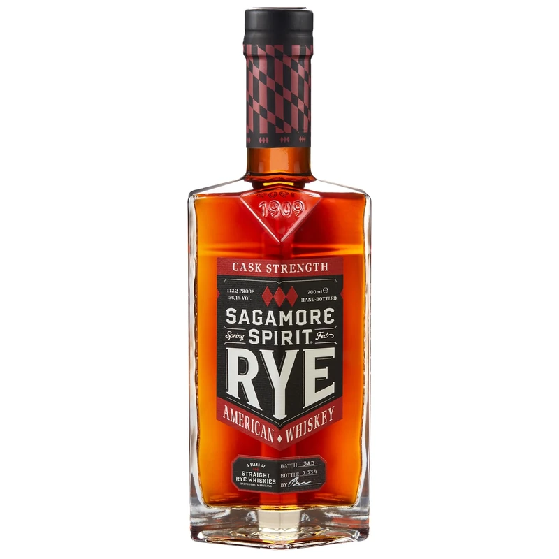 Sagamore Spirit Cask Strength Rye Whiskey | 70cl | 56.1% vol | Maryland Rye Whiskey | American Whiskey | Dark Chocolate Notes of Black Pepper, Brown Sugar, and a Hint of Honey | Best Enjoyed Neat