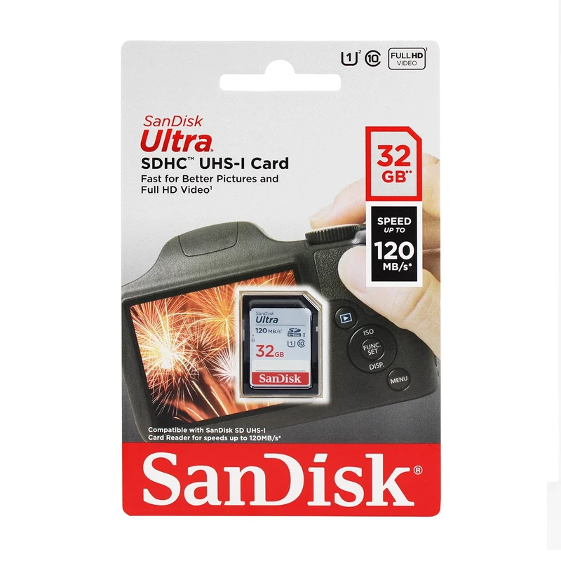SanDisk Ultra 32GB SDHC UHS-I Card 3-Pack