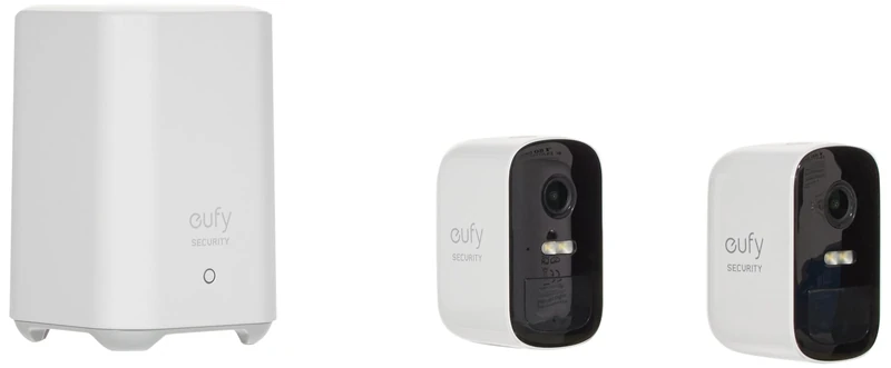EufyCam 2C 2-Cam Kit, Security Camera Outdoor, Wireless Home Security System with 180-Day Battery Life, HomeKit Compatibility, 1080p HD, IP67, Night Vision, No Monthly Fee - Image 1