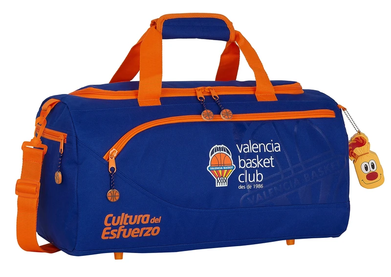 Valencia, Blue/Orange, 260x120x150 mm, Sport Bag