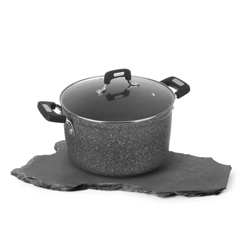 22cm Aluminium Stock Pot with Lid